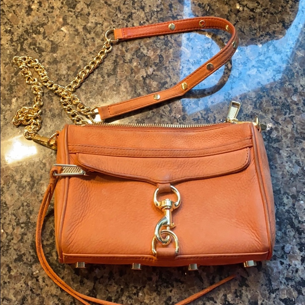 Suede Rebecca Minkoff crossbody bag